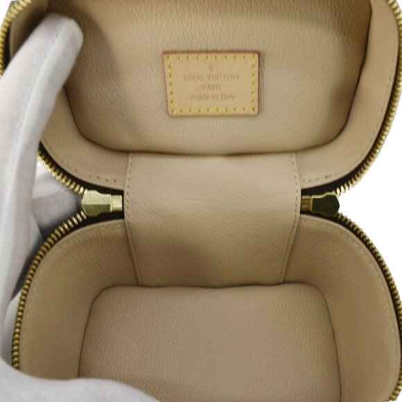 Louis Vuitton Nice Nano Monogram Canvas Toiletry Pouch Brown - Picture 15 of 16